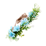 Newborn Baby Girls Toddler Kid Flower Garland Headband Accessories Style 2