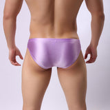 Men's Solid Brief Underwear XL Purple