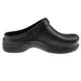 Men Women Cook Medical Nursing Shoes Ultralite Clogs with Strap 38 Black