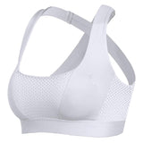 Ladies Women Padded Sports Bra Top Vest Gym Fitness Yoga Tops L White