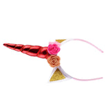 Girl Headwear Cat Ear Birthday Party Easter Headband Red