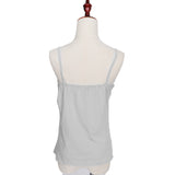 Fashion Ladies Summer Lace Vest Top Sleeveless Blouse Casual Tops XL Gray