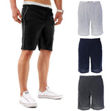 Men Summer Cotton Shorts Pants Gym Trousers Sport Jogging Trousers Shorts XL Deep Gray