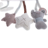 Maxbell Rabbit Baby Music Hanging Bed Safety Seat Plush Toy Hand Bell Plush Toy