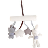 Maxbell Rabbit Baby Music Hanging Bed Safety Seat Plush Toy Hand Bell Plush Toy