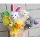 Maxbell 10ps Finger Puppet Cloth Plush Doll Baby Educational Hand Cartoon Animal Toy