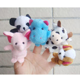 Maxbell 10ps Finger Puppet Cloth Plush Doll Baby Educational Hand Cartoon Animal Toy