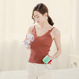 Maxbell Electric Advanced Breastpump Baby Infant Bottle Feeding With USB Single Pink