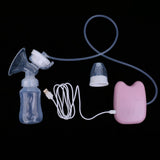 Maxbell Electric Advanced Breastpump Baby Infant Bottle Feeding With USB Single Pink