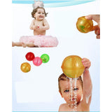 Maxbell 4Pcs Baby Bath Ball Toys Bathing Happy Sense Educational Water Games Toys