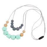 Maxbell Silicone Baby Teether Teething Necklace Nursing Beads Safety Chewable Toy