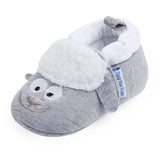 Animal Baby Kids Anti-slip Shoes Boy Girl Cotton Prewalker Sneaker 13cm Gray