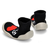 Infant Baby Girl Anti-slip Rubber First Walking Sock Shoes 22 and 23 Love