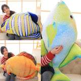 Maxbell Fish Plush Stuffed Animal Doll Soft Toy Pillow Cushion Gift Color 1