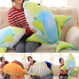 Maxbell Fish Plush Stuffed Animal Doll Soft Toy Pillow Cushion Gift Color 1