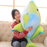 Maxbell Fish Plush Stuffed Animal Doll Soft Toy Pillow Cushion Gift Color 1