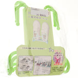 2pcs Children Shoe Rack Hanging Storage Organizer Shoes Stand Green