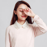 Detachable Collar Women Dickey Blouse Shirt Pan Fake Fashion Collar Tip