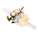 Max Bridal Wrist Corsage Bridesmaid Hand Flower Wedding Prom Party Decor Camel
