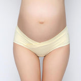 Max Maternity Panties Pregnancy Women Lady Underwear Low Waist Briefs L Yellow