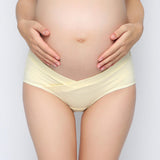 Max Maternity Panties Pregnancy Women Lady Underwear Low Waist Briefs XXL Yellow