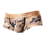 Max Men Camo Underwear Camouflage Brief Swim Trunks Sport Shorts Yellow M