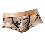 Max Men Camo Underwear Camouflage Brief Swim Trunks Sport Shorts Yellow XL