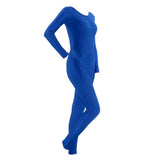 Max Adult Spandex Bodysuit Catsuit Dance Costume Stretch Unitard Blue L