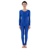 Max Adult Spandex Bodysuit Catsuit Dance Costume Stretch Unitard Blue L