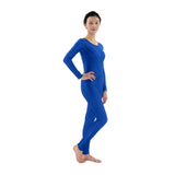 Max Adult Spandex Bodysuit Catsuit Dance Costume Stretch Unitard Blue L