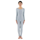 Max Adult Spandex Bodysuit Catsuit Dance Costume Stretch Unitard Gray 2XL