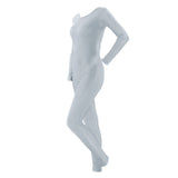 Max Adult Spandex Bodysuit Catsuit Dance Costume Stretch Unitard Gray 2XL