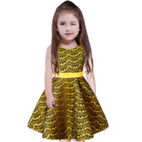 Max Flower Girl Dress Lace Wedding Bridesmaid Birthday Pageant 4-5 Years yellow
