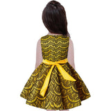Max Flower Girl Dress Lace Wedding Bridesmaid Birthday Pageant 4-5 Years yellow
