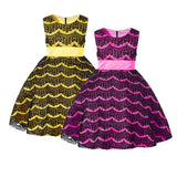 Max Flower Girl Dress Lace Wedding Bridesmaid Birthday Pageant 9-10 Years yellow