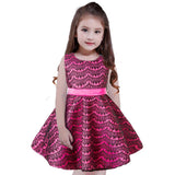 Max Flower Girl Dress Lace Wedding Bridesmaid Birthday Pageant 4-5 Years pink