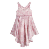 Max Girls Swallow-tail Princess Dress Wedding Pageant Dress  9-10 Years Pink