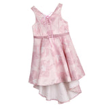 Max Girls Swallow-tail Princess Dress Wedding Pageant Dress  9-10 Years Pink