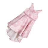 Max Girls Swallow-tail Princess Dress Wedding Pageant Dress  4-5 Years Pink