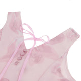Max Girls Swallow-tail Princess Dress Wedding Pageant Dress  4-5 Years Pink