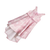 Max Girls Swallow-tail Princess Dress Wedding Pageant Dress  4-5 Years Pink