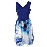 Max Women Music Note Butterflies Vintage 50s Cocktail Party Prom Swing Dress S