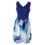 Max Women Music Note Butterflies Vintage 50s Cocktail Party Prom Swing Dress S