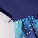 Max Women Music Note Butterflies Vintage 50s Cocktail Party Prom Swing Dress S