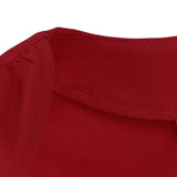 Max Women Polka Dots Vintage 50s Style Cocktail Party Swing Dress  2XL Wine red