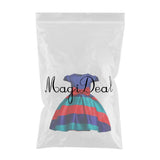 Max Flower Girl Dress Stripes Bow Wedding Bridesmaid Birthday Pageant 9-10 Years