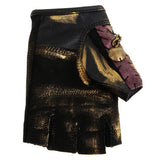 Max Steampunk Vintage Fingerless Artificial Leather Gloves Cosplay L Left hand