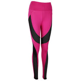 Max Women Stretch Mesh Panels Legging Fitness Yoga Skinny Sports Pants  Rose S