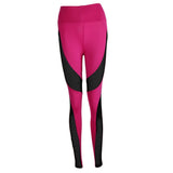 Max Women Stretch Mesh Panels Legging Fitness Yoga Skinny Sports Pants  Rose S