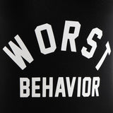 Max WORST BEHAVIOR Swimwear Onepiece Monokini Bikini Baywatch Swimsuit Black M